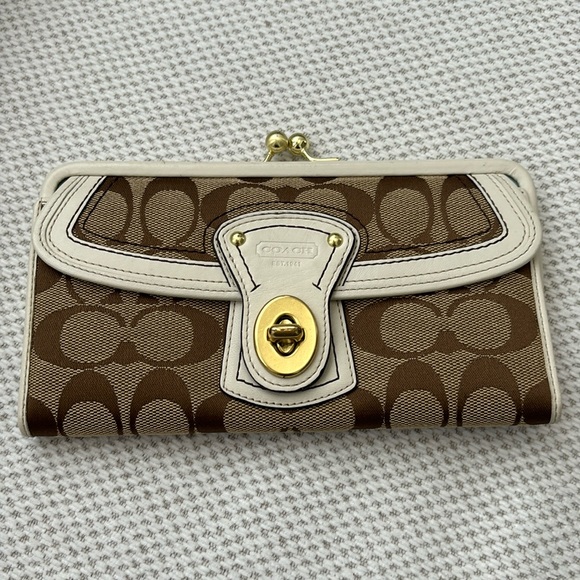 Coach Vintage Monogram brown and white Wallet/Clutch - Picture 2 of 7